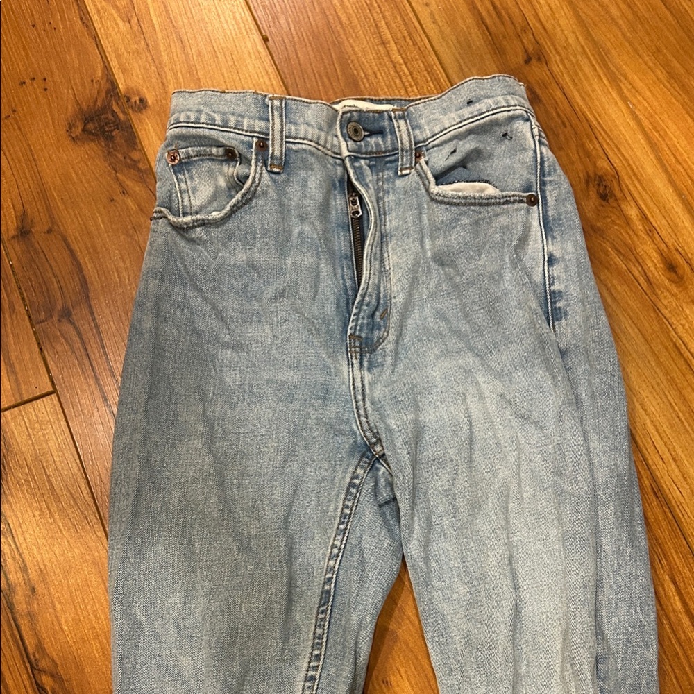 Abercrombie & Fitch Light Blue Straight Jeans